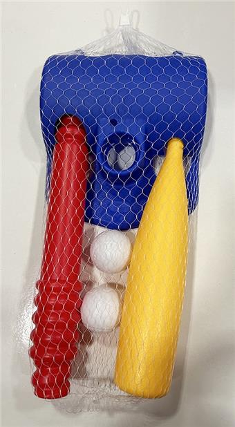 Baseball bat with 2 balls   ITEM NO.： W033993