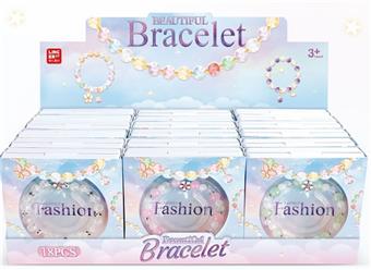 6 sets of 18 crystal bead bracelets   ITEM NO.： W020530