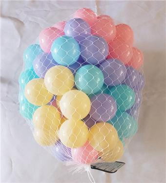 Indoor Ocean Ball Outdoor Ball 5.5cm Macaron Five Color Ball 100 pcs   ITEM NO.： W037588
