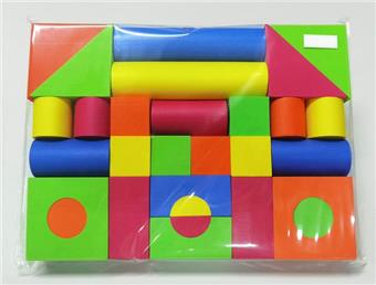 29pcs bagged EVA building blocks   ITEM NO.： W032625