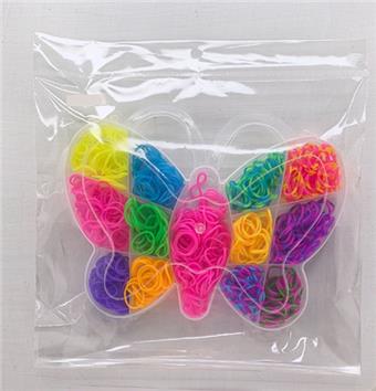 Butterfly DIY woven rubber band   ITEM NO.： W036395