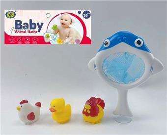 Bathroom Shark Net Fishing Farm 2 Mixed 4 (PCS)   ITEM NO.： W035206