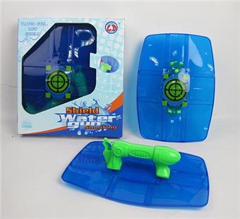 Two shield water guns with a capacity of 220 milliliters   ITEM NO.： W026540