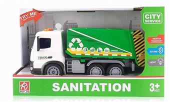 1: 18 Sound and Light Inertial Sanitation Vehicle (Single Color ((Electric Package -3AG13))   ITEM NO.： W019243