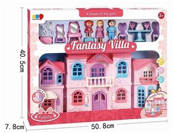 Play house villa set toys   ITEM NO.： W040304