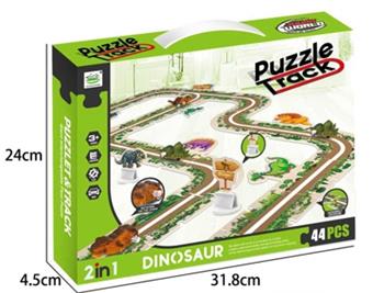 Puzzle DIY on chain versatile dinosaur puzzle track   ITEM NO.： W036311