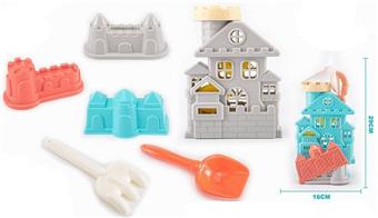Hourglass Water Playing Castle (6pcs)   ITEM NO.： W022777