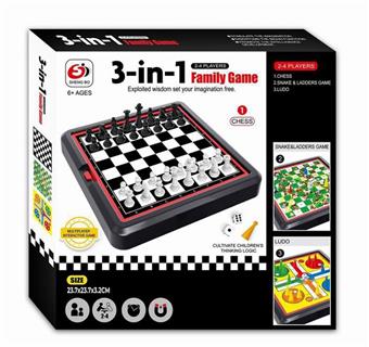 Three in one chessboard   ITEM NO.： W039401