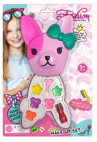 A layer of dog head cosmetics (girl's home makeup kit, children's DIY)   ITEM NO.： W039798