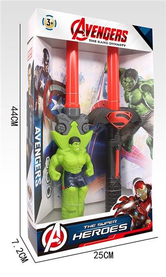 Hulk+Batman Telescopic Stick   ITEM NO.： W041149