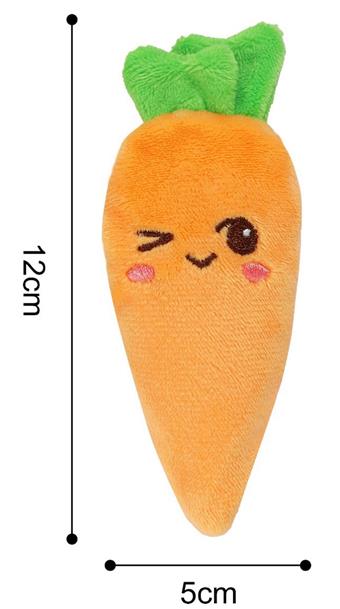 Carrot plush baby grip soothing puzzle early education toy (jacket washable)   ITEM NO.： W029285