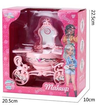 Fashionable children's makeup pumpkin cart dressing table   ITEM NO.： W034535