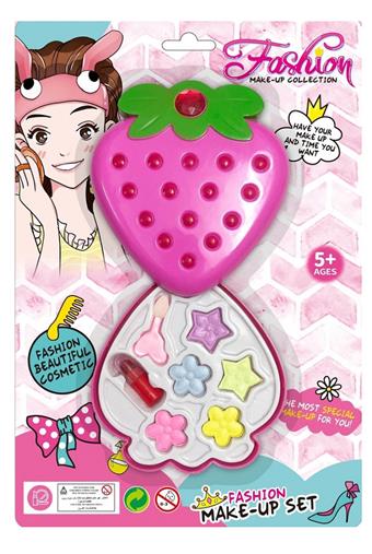 A layer of strawberry cosmetics (girls' homemaking cosmetics kit DIY children's eye shadow)   ITEM NO.： W039818