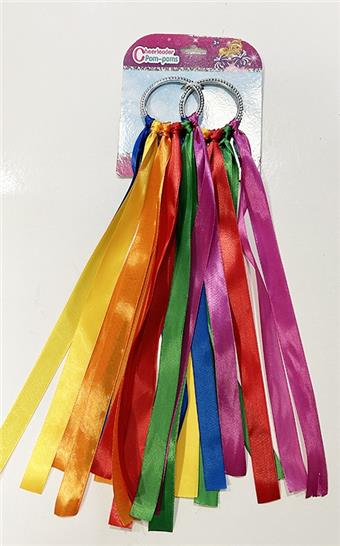 Outdoor gymnastics ribbon in 6 colors, plastic wristband   ITEM NO.： W034035