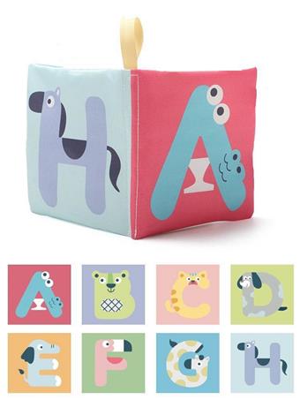 14cm letter recognition cloth book (4 pages and 8 sides)   ITEM NO.： W039277