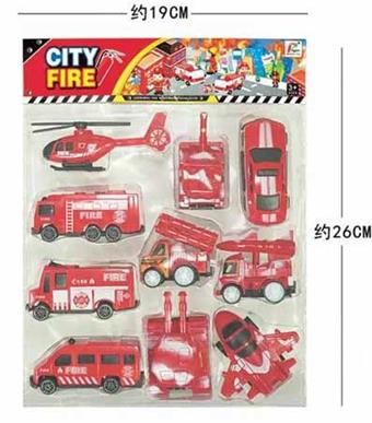 5 fire trucks, 5 regenerative and 5 sliding   ITEM NO.： W022044
