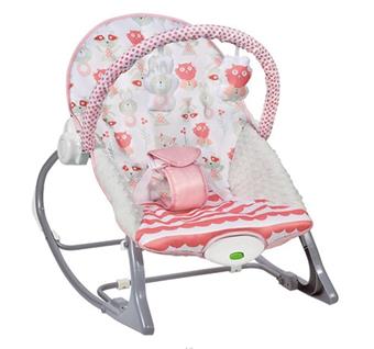 Baby electric rocking chair with a weight capacity of 40lbs/18kg, age standard 0+   ITEM NO.： W019432