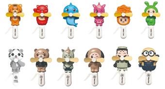 Cartoon hand cranked fan blind box mixed with multiple options   ITEM NO.： W039151