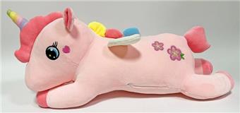 60CM flat unicorn plush doll   ITEM NO.： W021763