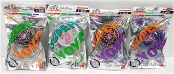 Red iron double light bagged yo yo   ITEM NO.： W022784