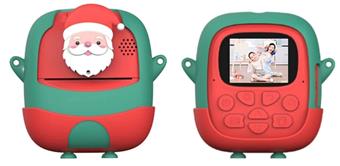 A19C Christmas Polaroid Children's Printer Camera Digital Camera DSLR HD Instant Printing Ink Free Thermal Paper 2.0-inch Dual Camera 1 Million Pixel (Includes built-in lithium battery, 1 roll of thermal paper, can print about 50 photos)   ITEM NO.： W029180