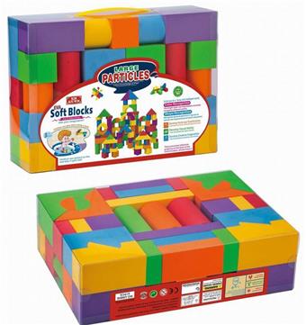 61 pieces of EVA large particle early education software building blocks   ITEM NO.： W023659