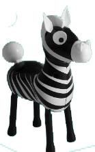 Jumping Zebra on Chain   ITEM NO.： W036291