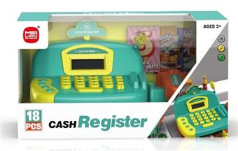 Smart cash register 5 * AA, does not include home checkout counter, children's supermarket checkout set   ITEM NO.： W018941