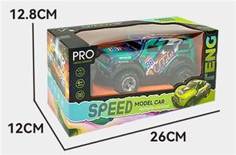 Remote control car 1:22 four-way 27 frequency PVC transparent car shell Wrangler off-road vehicle (with lights)   ITEM NO.： W033951
