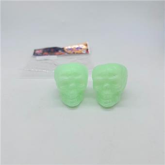 Blow bottle luminous skull (12 packs)   ITEM NO.： W023544