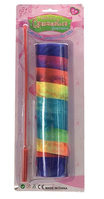Colorful gymnastics ribbon   ITEM NO.： W034013