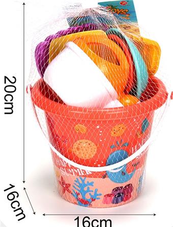 11 piece beach bucket set   ITEM NO.： W037491