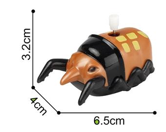 Chain up spring cartoon advance and retreat beetle small toy gift   ITEM NO.： W036034