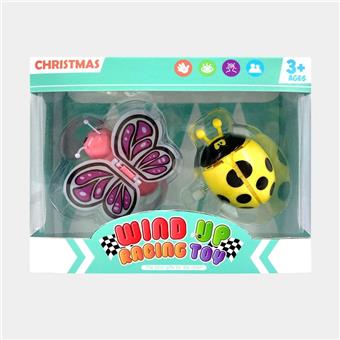 On chain pearl butterfly, beetle cartoon animal   ITEM NO.： W036009