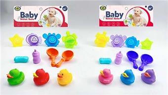 Bathroom toy duck 2 mixed   ITEM NO.： W035096