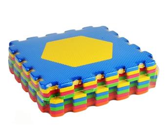 9 pieces of EVA mathematical geometric figure floor mat puzzle (EVA puzzle EVA floor mat)   ITEM NO.： W032480