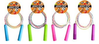 Hanging card crystal solid color skipping rope   ITEM NO.： W031208