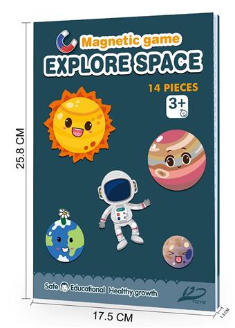 Magnetic Gaming Notebook - Exploring Space   ITEM NO.： W034348