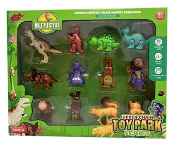 12 models of cartoon dinosaur series on the blockchain   ITEM NO.： W035983