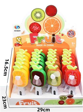 Mini hand pressed fan fruit (24pcs)   ITEM NO.： W031801