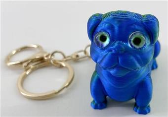 6CM Baggle Keychain Gold Ring   ITEM NO.： W025083