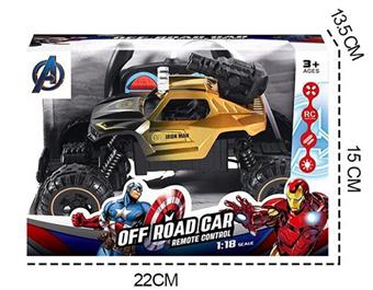 1: 18 Avengers Bomb Remote Control Car (Excluding Electricity)   ITEM NO.： W025619