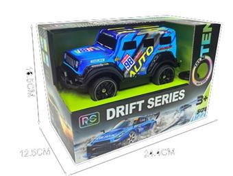 2.4G remote control car 1:22 PVC transparent car shell four-wheel drive drift with lights   ITEM NO.： W033944