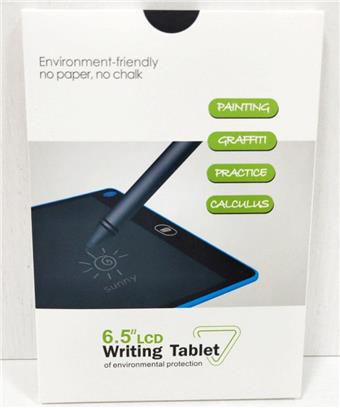 LED Children's 6.5-inch Blue LCD One Click Clear Writing Pad   ITEM NO.： W024212