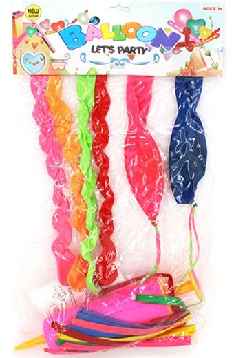 3 types of 16 long balloons+1 absorbent pump   ITEM NO.： W027491