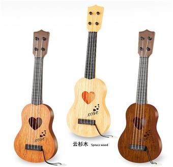 Mini Peach Heart Four String Guitar   ITEM NO.： W035874