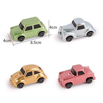 4 models of 4-color spray painted regenerative cars   ITEM NO.： W034940