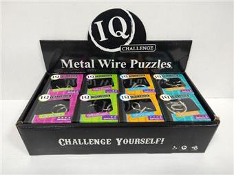Metal Intelligence Ring Release Nine Chain Metal PUZZLES Stress Relieving Toy   ITEM NO.： W023727