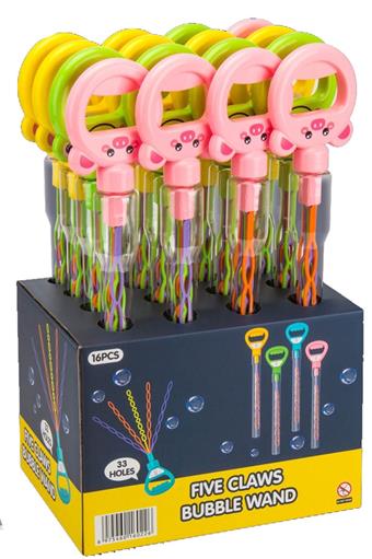 Cartoon Five Claw Bubble Stick Three Mixed Models (16PCS Single Price)   ITEM NO.： W019130