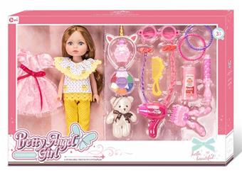 14 inch full vinyl beautiful girl jewelry set   ITEM NO.： W019676